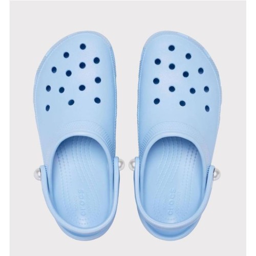 CROCS CLASSIC PLATFORM PEARL AZUL CLARO