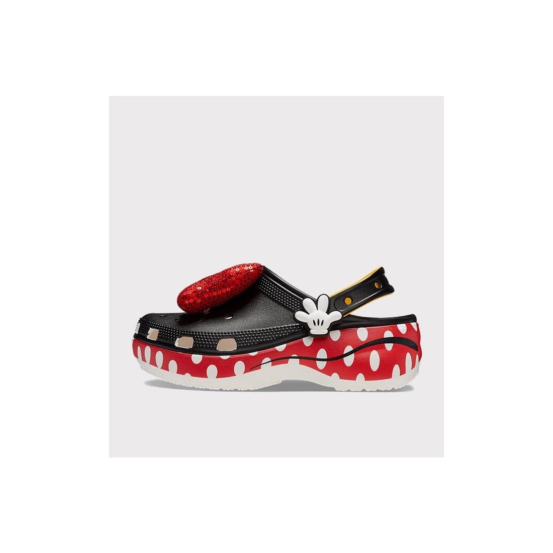 CROCS MINNIE CLS PLATFORM CLG NEGRO