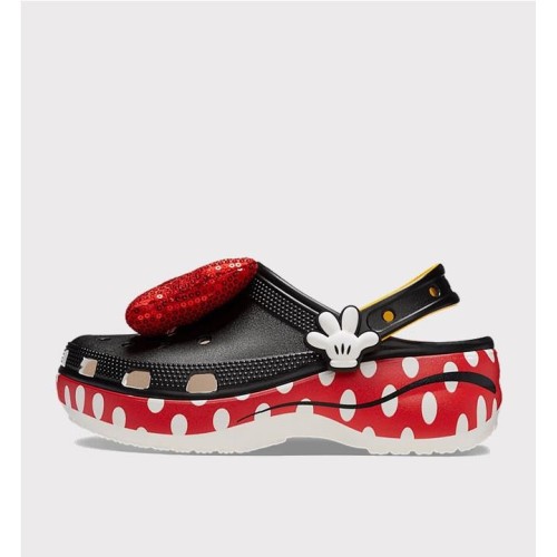 CROCS MINNIE CLS PLATFORM CLG NEGRO