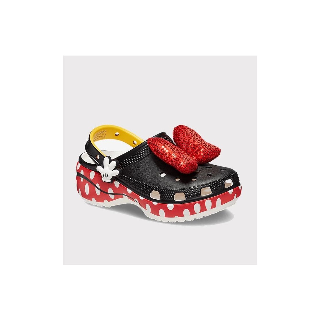 CROCS MINNIE CLS PLATFORM CLG NEGRO