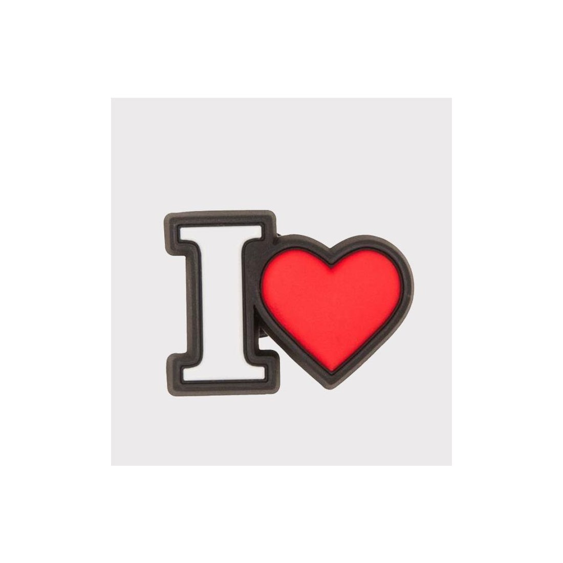 CROCS JIBBITZ I HEART ROJO