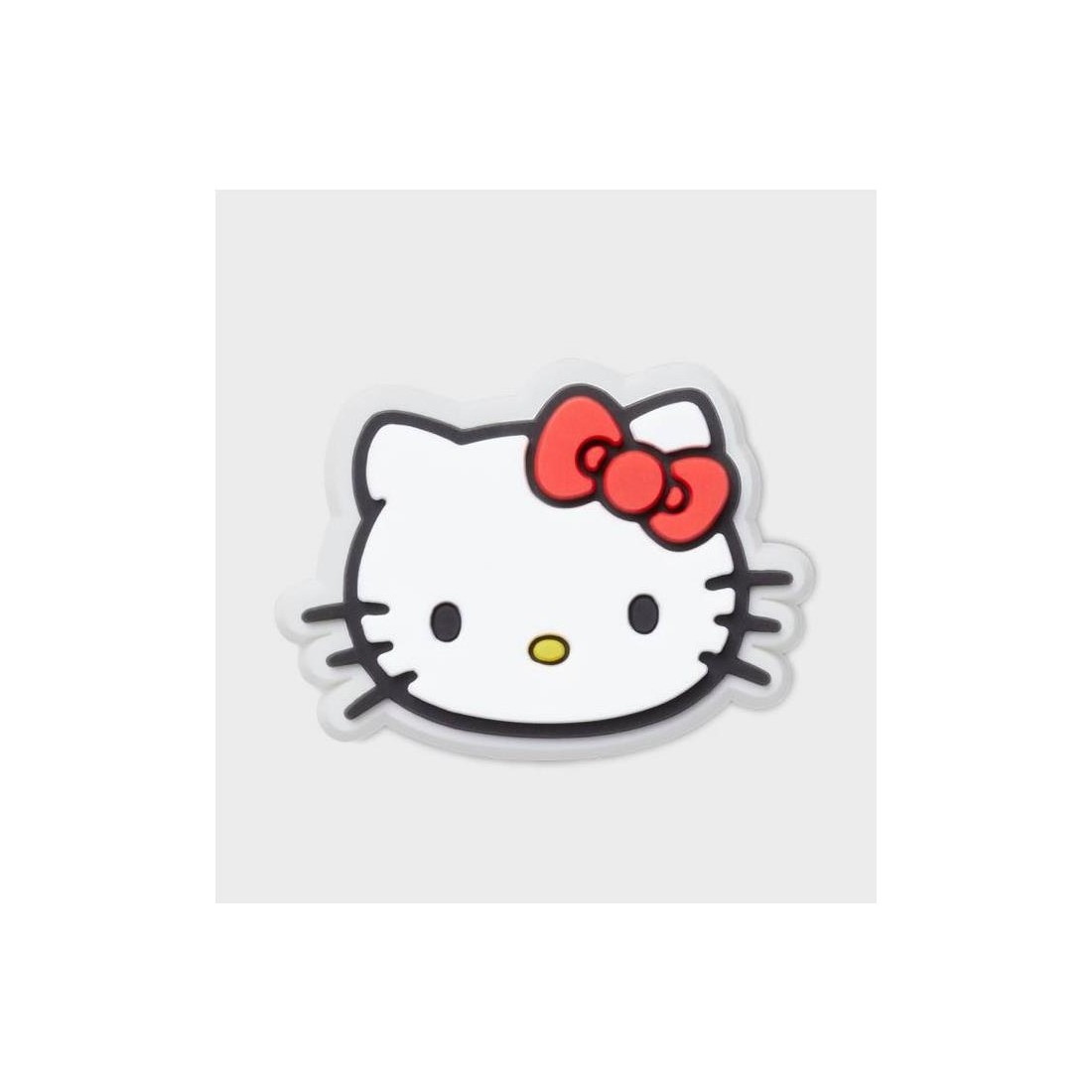 CROCS JIBBITZ HELLO KITTY HEAD BLANCO