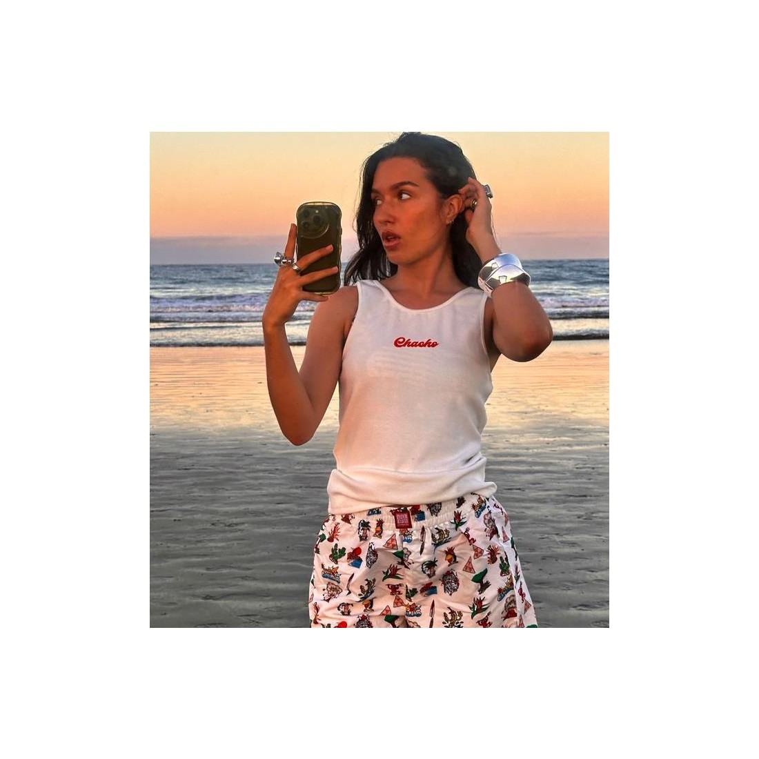 CHACHO TANK TOP BLANCO