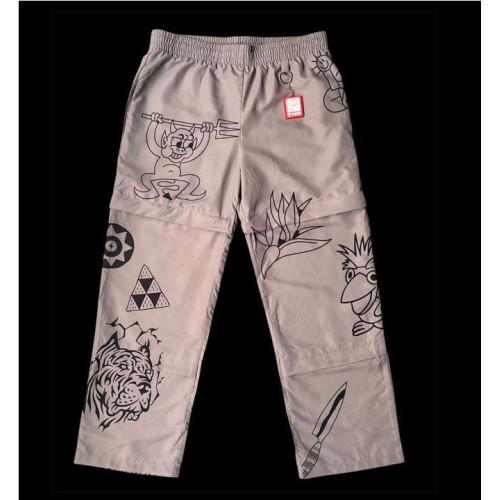 CHACHO TATTOOS PANTS 2IN1 GRIS