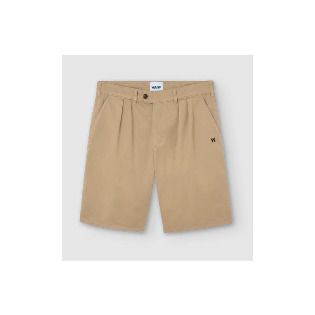 WE ARE NOT FRIENDS PLEAT SHORT BEIGE