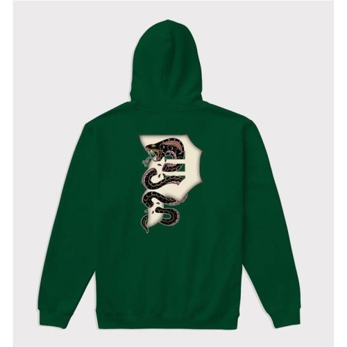 PRIMITIVE DANGER HOOD VERDE