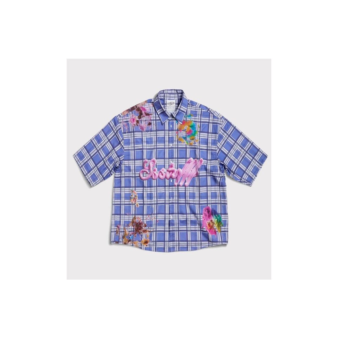 SSSTUFFF CAKE STAINS SHIRT AZUL CLARO