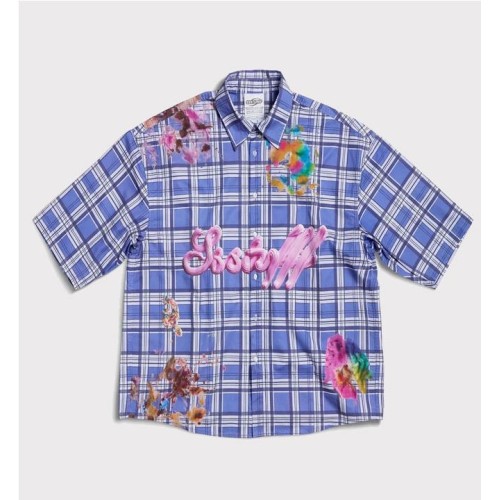 SSSTUFFF CAKE STAINS SHIRT AZUL CLARO