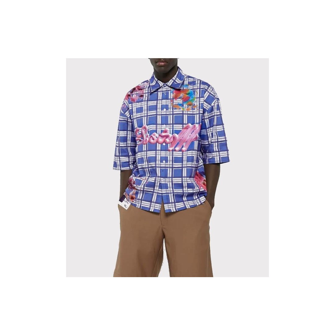 SSSTUFFF CAKE STAINS SHIRT AZUL CLARO