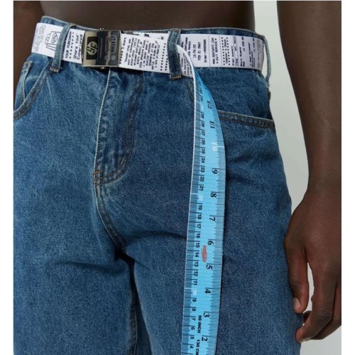 SSSTUFFF REVER TICKET BELT AZUL CLARO