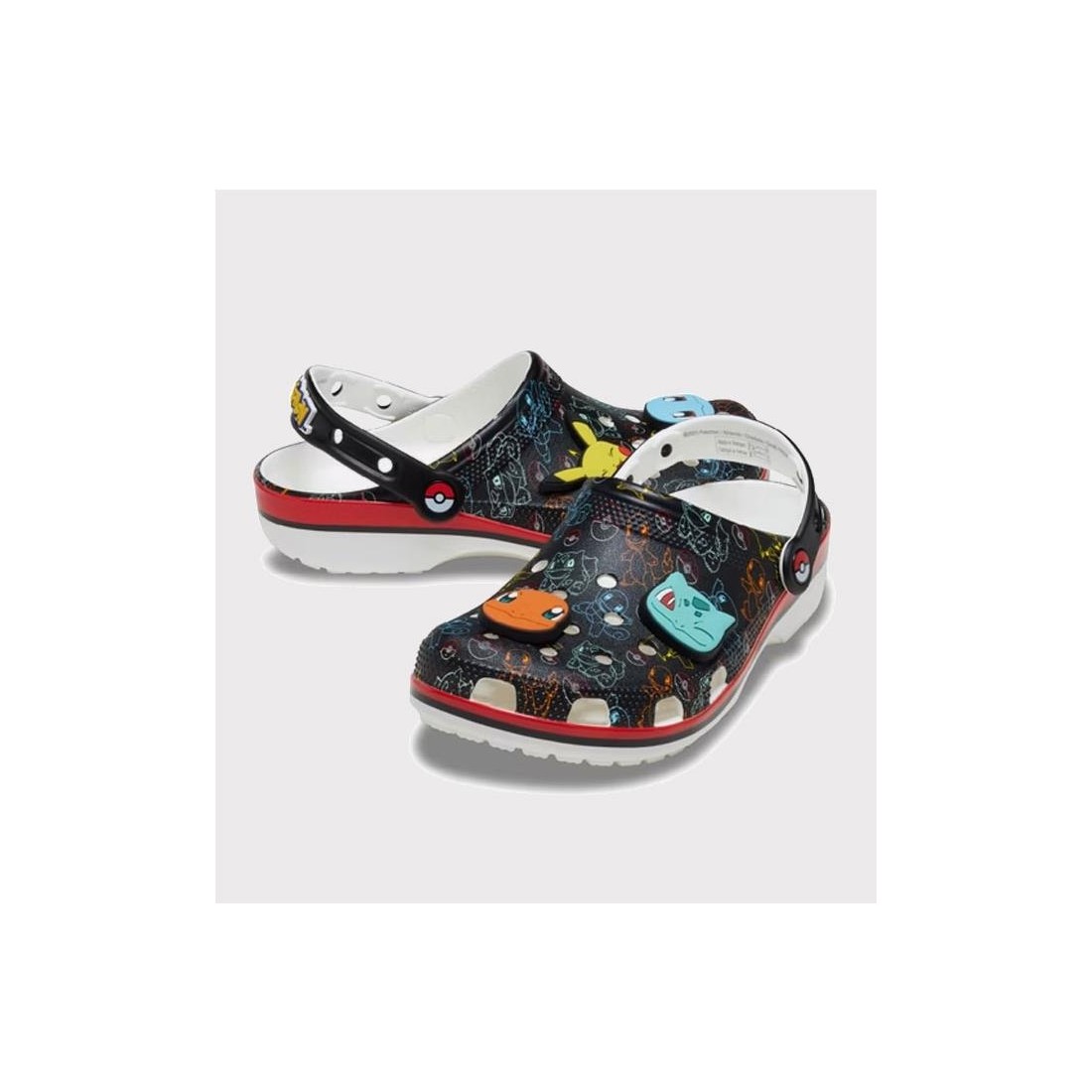 CROCS POKEMON PRINT CLS CLG NEGRO
