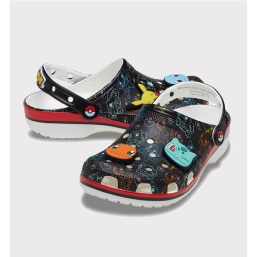 CROCS POKEMON PRINT CLS CLG NEGRO