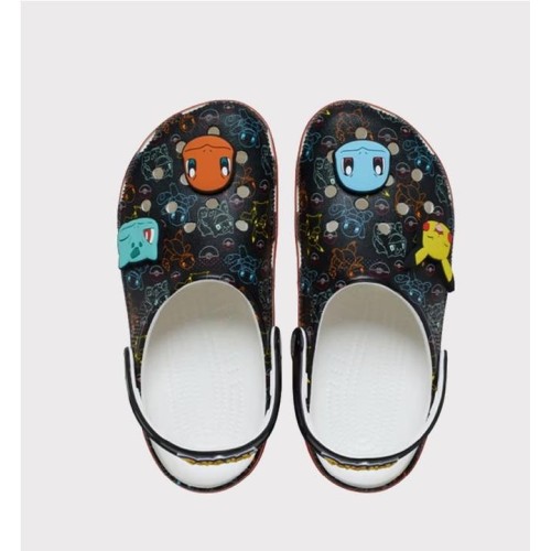 CROCS POKEMON PRINT CLS CLG NEGRO
