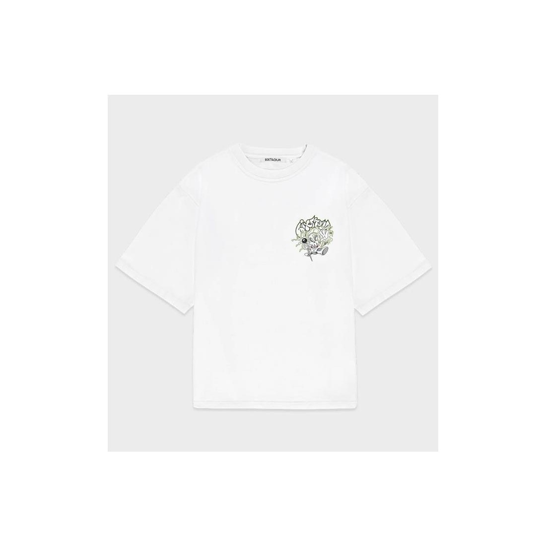 6IXT4OUR IT HURTS ME TEE BLANCO