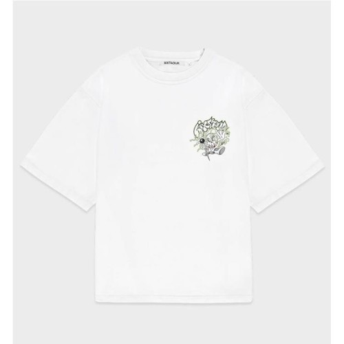 6IXT4OUR IT HURTS ME TEE BLANCO