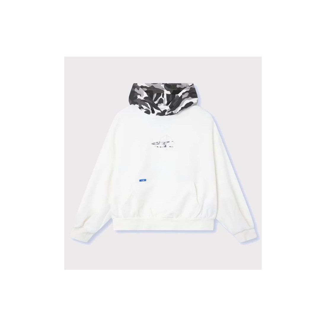 NOEMOTIONS CAMO HOODIE BLANCO