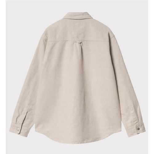 CARHARTT WIP WALTER SHIRT BEIGE 2