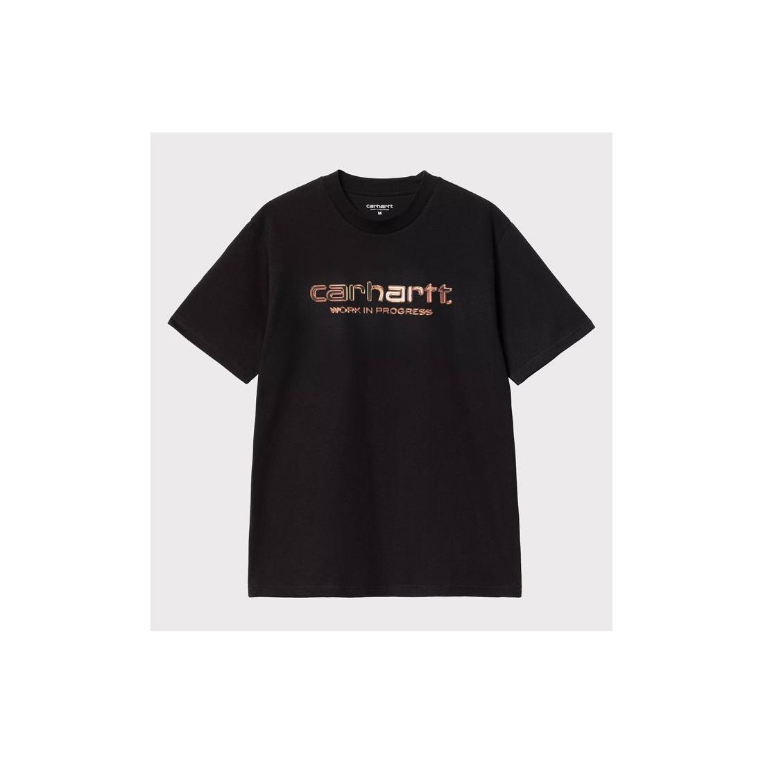 CARHARTT WIP SOLAR SCRIPT TEE NEGRO