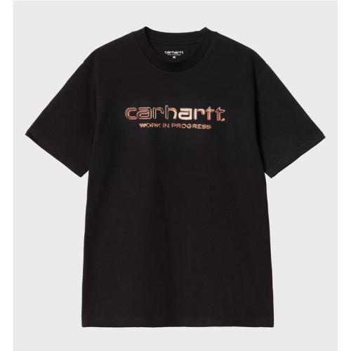 CARHARTT WIP SOLAR SCRIPT TEE NEGRO