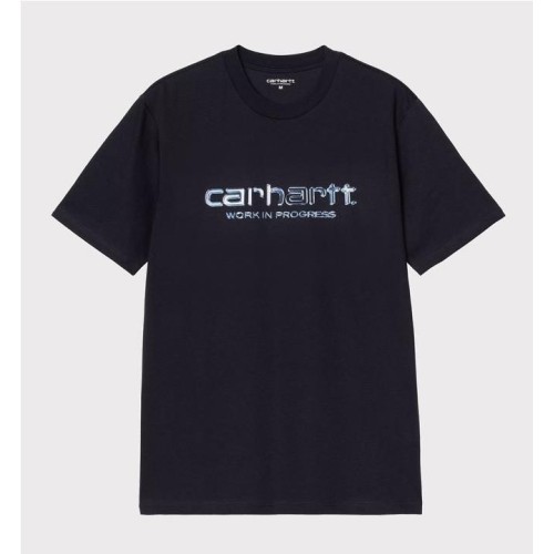 CARHARTT WIP SOLAR SCRIPT TEE AZUL