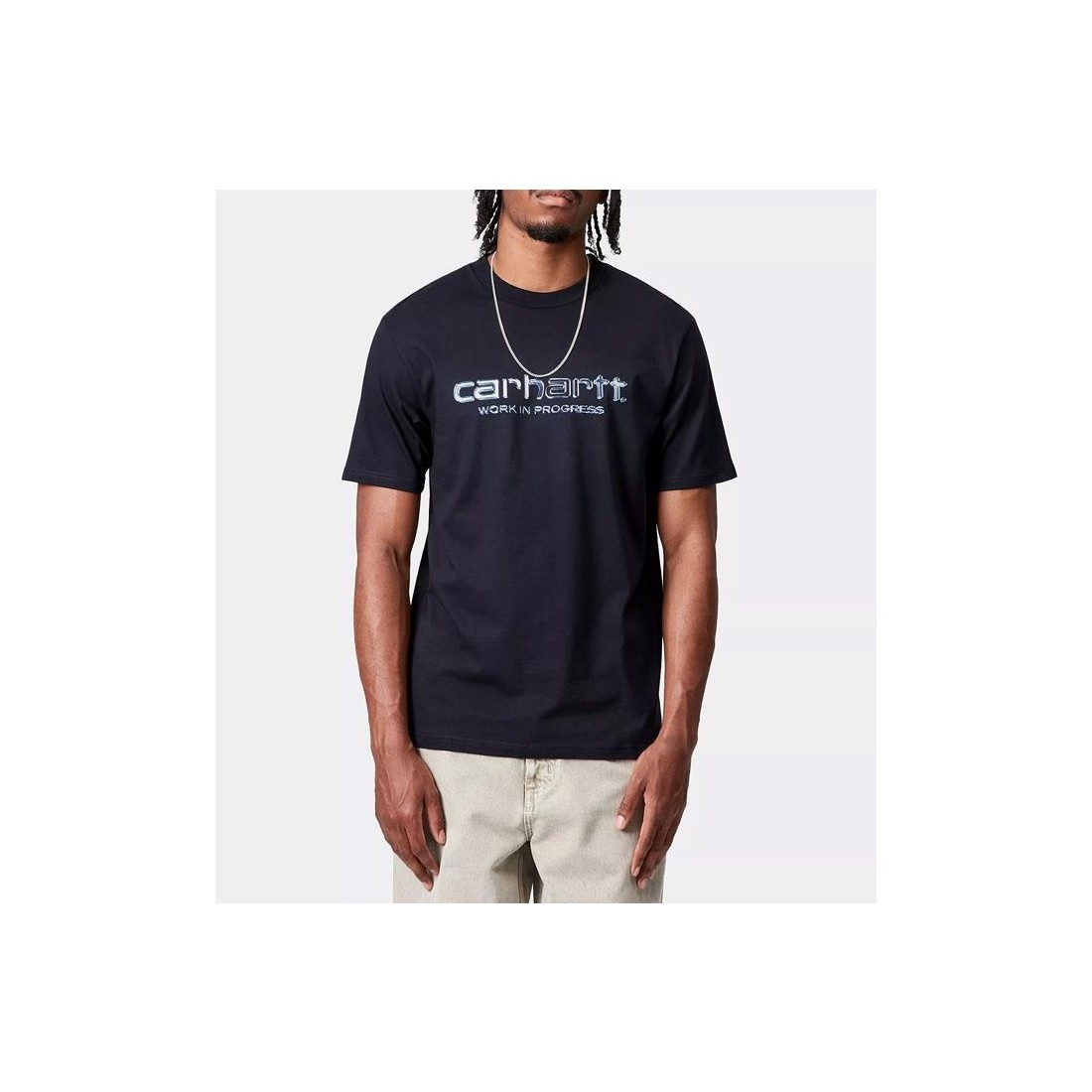 CARHARTT WIP SOLAR SCRIPT TEE AZUL