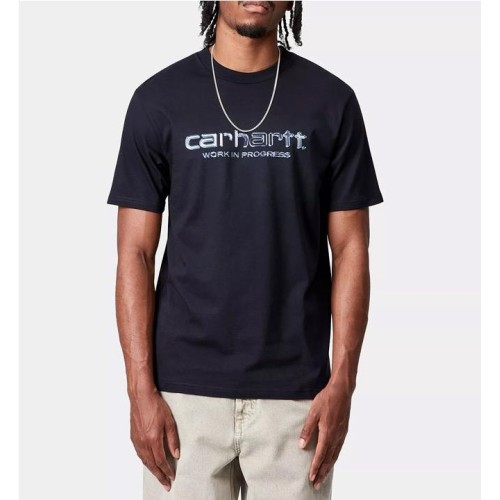 CARHARTT WIP SOLAR SCRIPT TEE AZUL