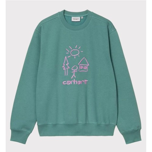 CARHARTT WIP MASTERPIECE SWEAT VERDE