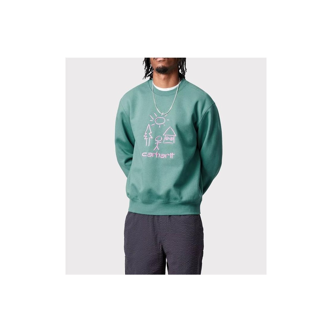 CARHARTT WIP MASTERPIECE SWEAT VERDE