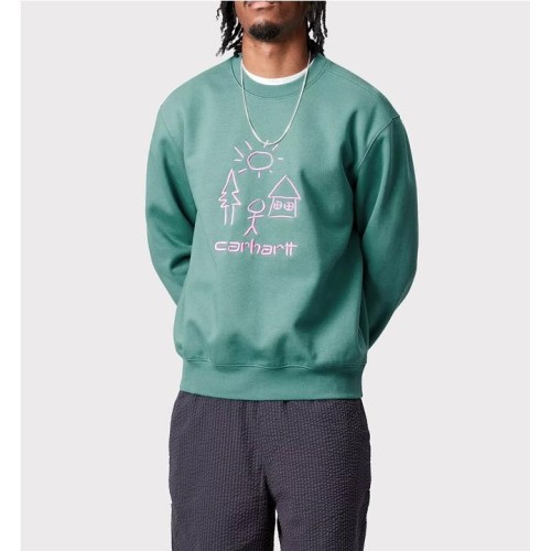 CARHARTT WIP MASTERPIECE SWEAT VERDE