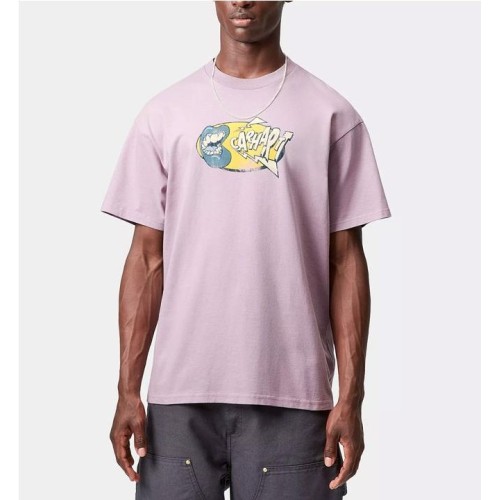 CARHARTT WIP LOUDER TEE ROSADO