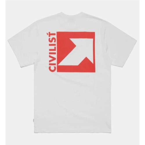 CIVILIST COUPE TEE BLANCO