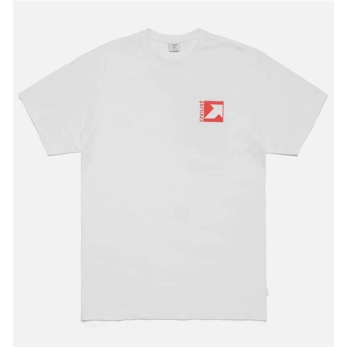 CIVILIST COUPE TEE BLANCO 2