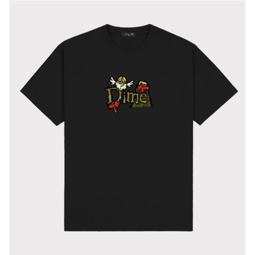 DIME CLASSIC FUZZY TEE NEGRO