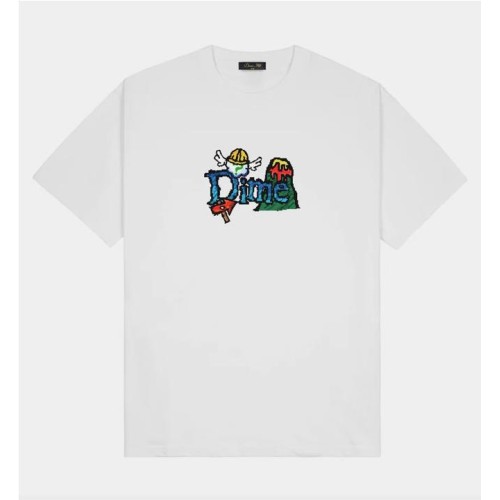 DIME CLASSIC FUZZY TEE BLANCO