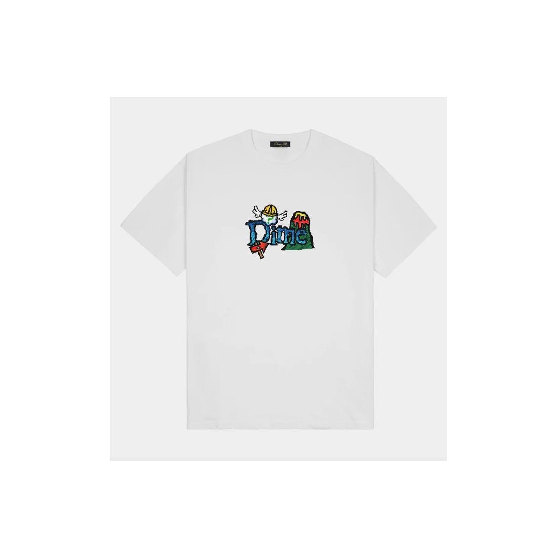 DIME CLASSIC FUZZY TEE BLANCO
