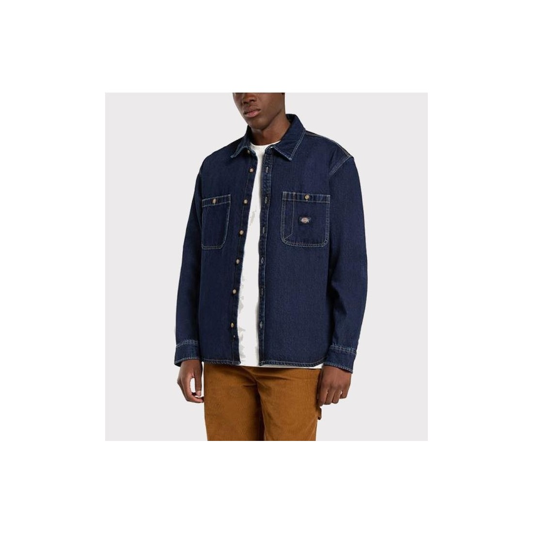 DICKIES MECHANIC DENIM SHIRT AZUL OSCURO