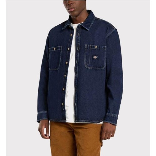 DICKIES MECHANIC DENIM SHIRT AZUL OSCURO
