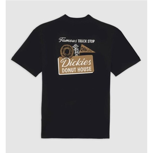 DICKIES DONUT HOUSE TEE NEGRO