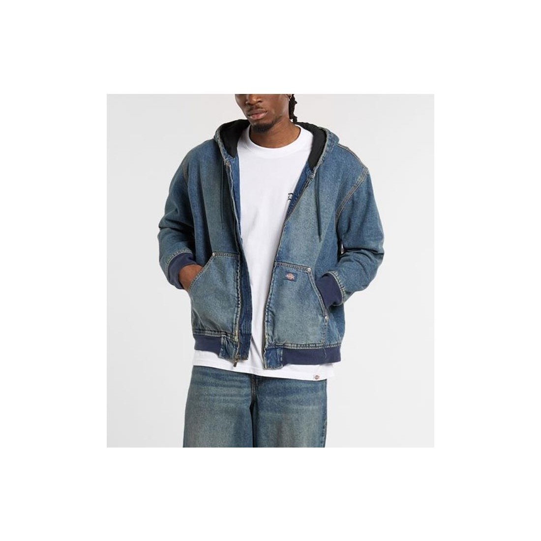 DICKIES HILHAM HOODED JACKET AZUL