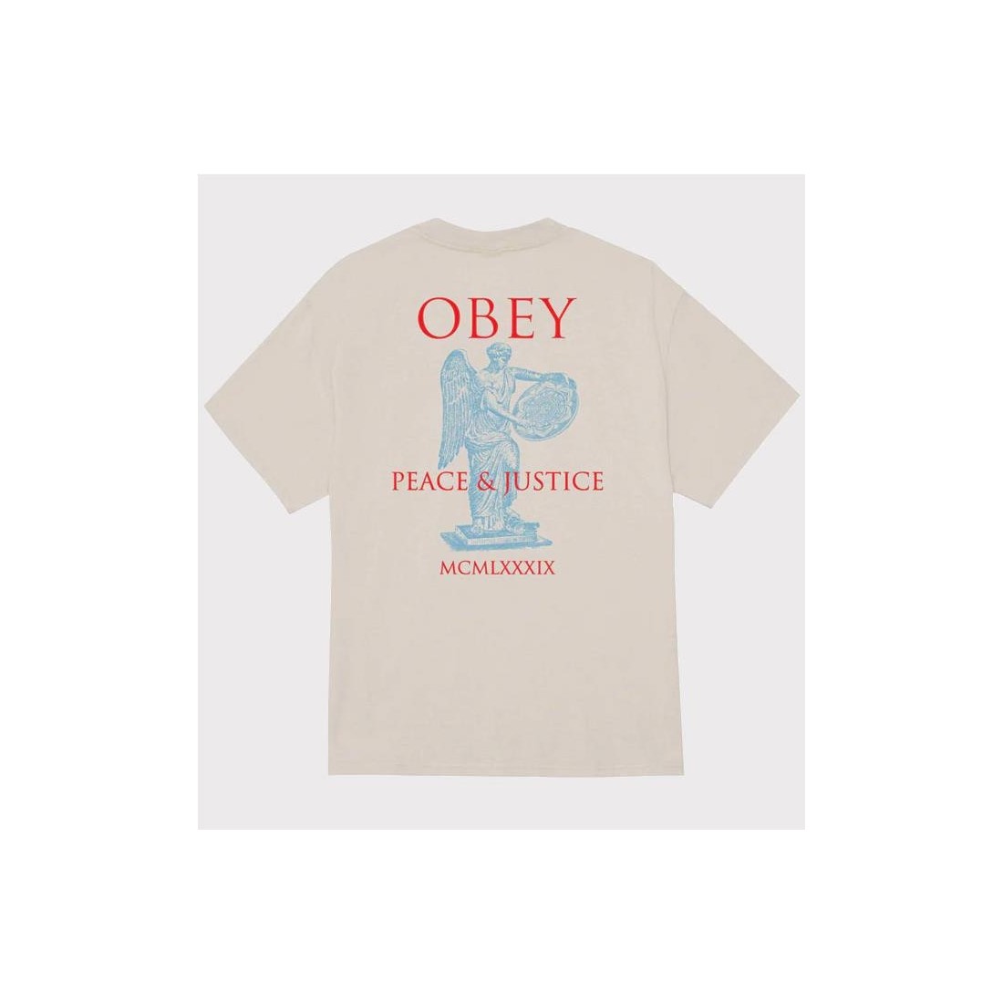 OBEY PEACE & JUSTICE STATUE GRIS