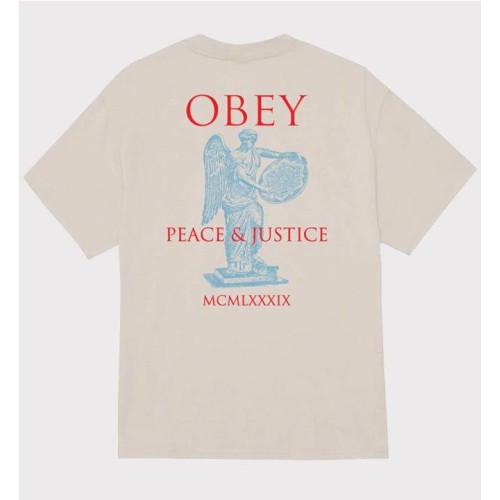 OBEY PEACE & JUSTICE STATUE GRIS
