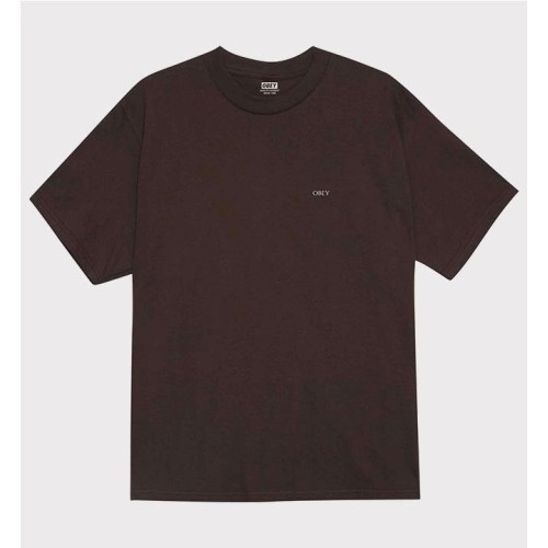 OBEY MUTANT GRASSHOPPER TEE MARRON