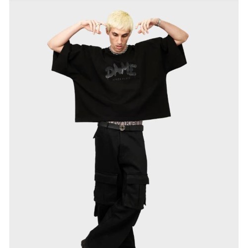 DAME BLACK UNIFORM TEE NEGRO