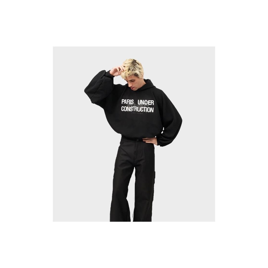 DAME HAUTE CONSTRUCTION HOOD NEGRO