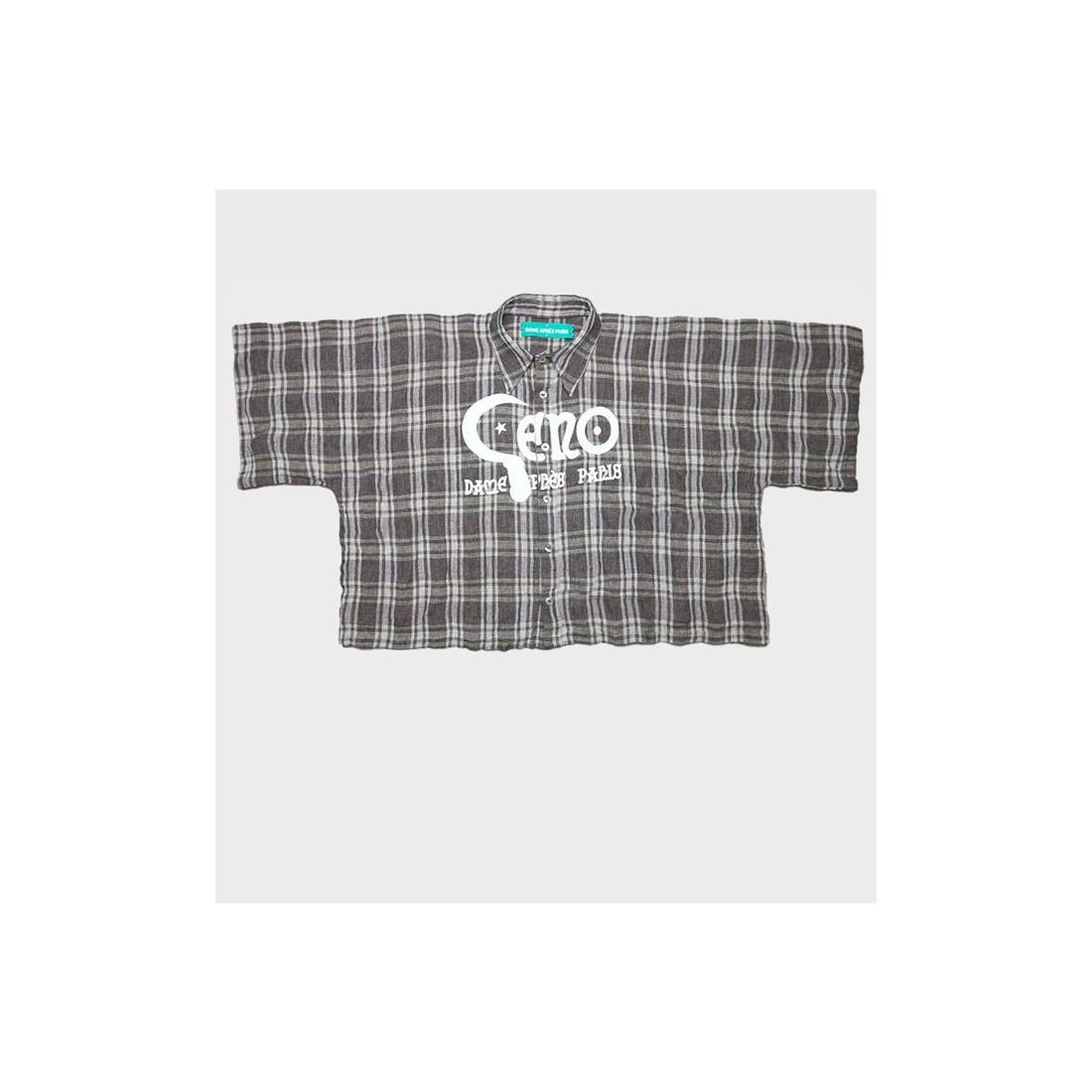 DAME GENO UF TARTAN SHIRT MARRON