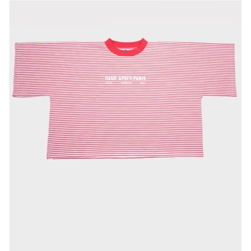 DAME RED STRIPES UNIFORM TEE ROJO