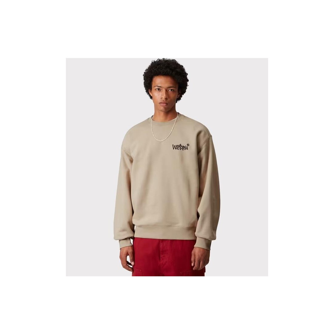 CARHARTT WIP WIPTOPIA SWEAT BEIGE