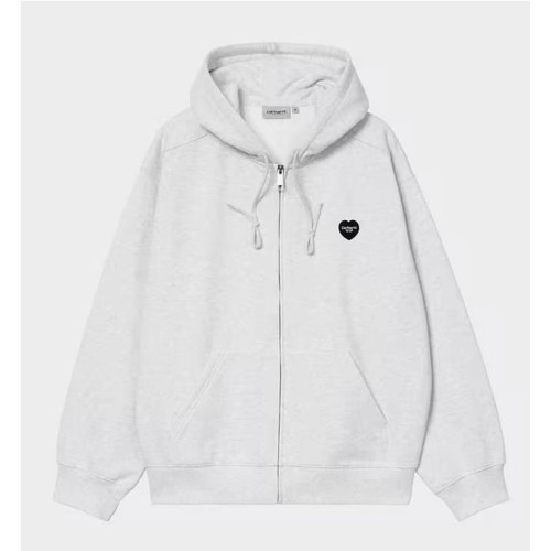 CARHARTT WIP HEART II HOOD JKT GRIS 2