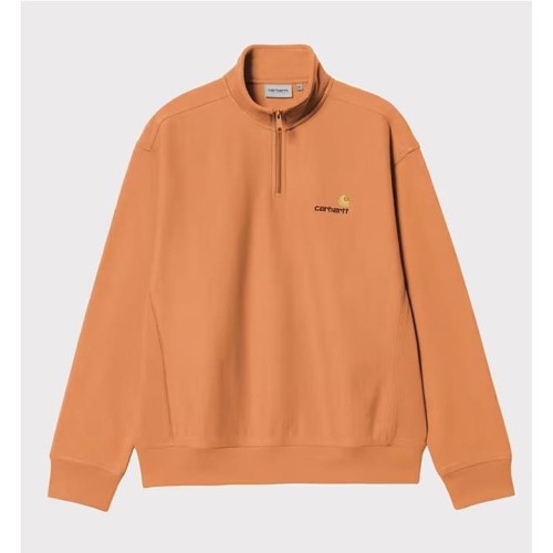 CARHARTT WIP HALF ZIP AMERCAN NARANJA