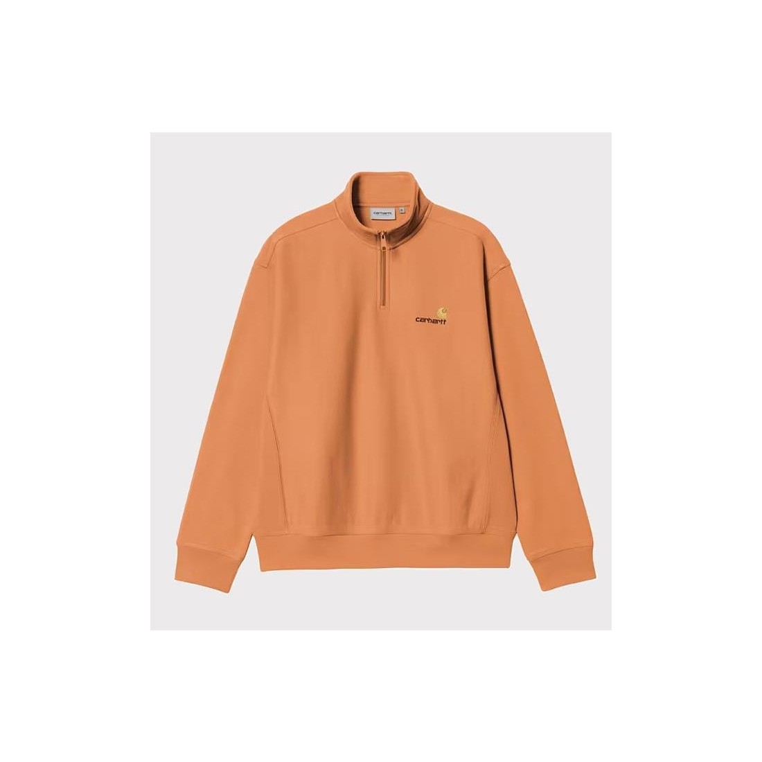 CARHARTT WIP HALF ZIP AMERCAN NARANJA